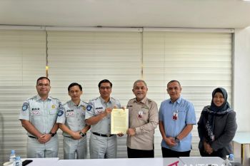 Perkuat jaringan IT terhadap layanan, BRK Syariah dan Jasa Raharja lakukan kolaborasi