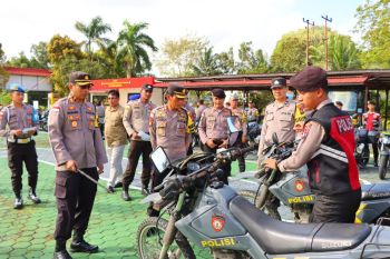 Polres Natuna cek sarana prasarana pengamanan pemilu