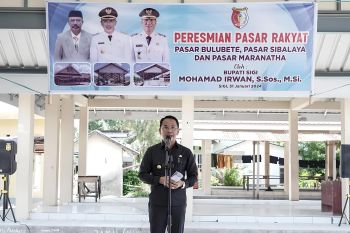Bupati Sigi: Pasar rakyat percepat peningkatan ekonomi masyarakat