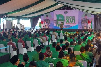 Presiden Jokowi minta keluarga besar Ansor kawal keberlanjutan pembangunan