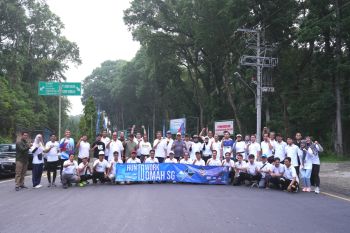 Semen Gresik budayakan gaya hidup sehat melalui "Run to Work"