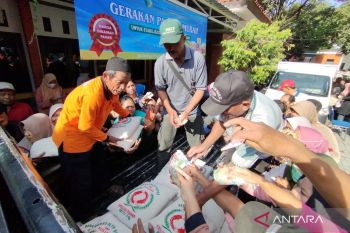 Pemkab Kudus gelar gerakan pangan murah untuk stabilisasi  harga