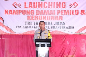 Ada Kampung Damai Pemilu di Tulangbawang