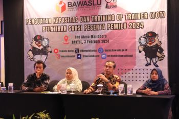Bawaslu Bantul menguatkan pemahaman saksi kawal pemungutan suara Pemilu