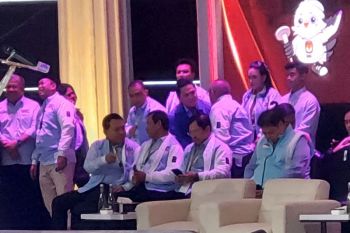 Mantan Menkes Dokter Terawan duduk di barisan Prabowo-Gibran