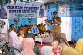 Pemkab HST beri balita vitamin A cegah stunting di Hari Gizi Nasional