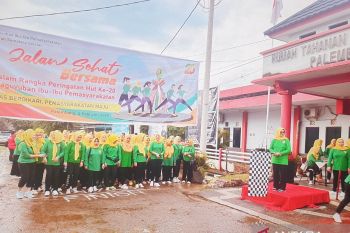 Peringati HUT PIPAS Ke-20, Kemenkumham Sumsel gelar jalan sehat bersama