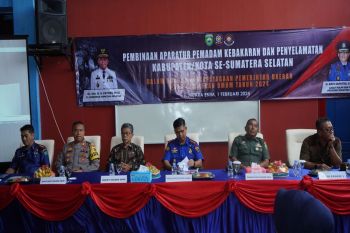 Damkar Muara Enim antisipasi bencana saat Pemilu 2024