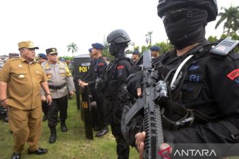 Apel kesiapan pengamanan Pemilu 2024 di Lampung