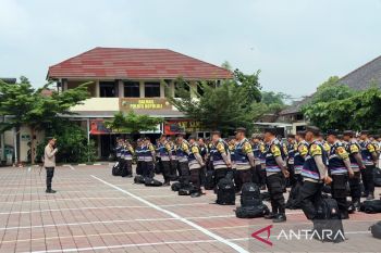 Polres  gandeng KPU Boyolali berikan pembekalan personel pengamanan TPS