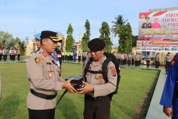 Polres Pasaman Barat turunkan 295 personel amankan TPS pemilu