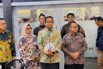 Dewan Pers dan tiga capres-cawapres menggelar "Deklarasi Kemerdekaan Pers"