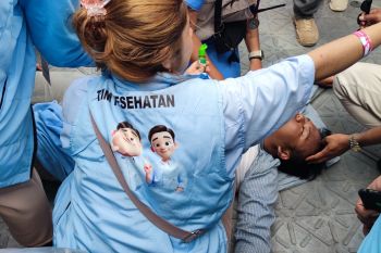 Lantaran ada pendukung kelelahan, Prabowo hentikan pidato