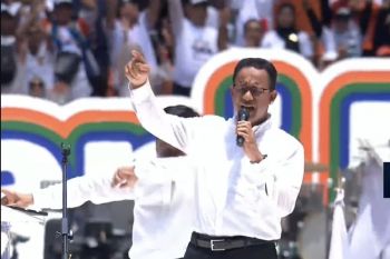 Kampanye akbar, Anies bakar semangat pendukungnya dengan istilah "keringat kristal"