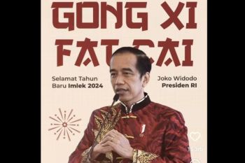 Presiden Jokowi ajak rayakan keberagaman budaya di Tahun Naga Kayu