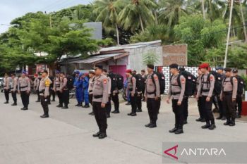 46 polisi dilibatkan kawal logistik pemilu di Pulau Selayar