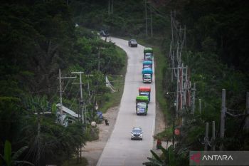 Proyek Jalan Lingkar Sepaku Segmen 4  dan MUT - 01 di IKN rampung