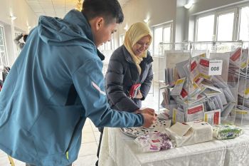 Keren!! pemungutan suara di TPSLN Ankara diramaikan bazar kuliner Indonesia