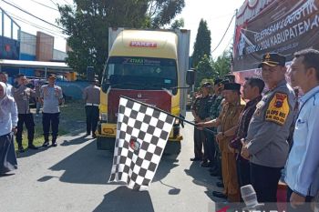 KPU Agam gunakan 90 mobil truk distribusikan logistik pemilu (Video)