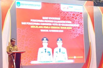 Kegiatan Rakor Forkopimda Kaltara jelang Pemilu