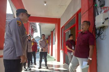 Kapolres Lampung Selatan tinjau keamanan TPS khusus di Rutan dan Lapas Narkotika