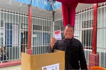Puluhan narapidana Lapas Alahan Panjang antusiasme salurkan hak pilih