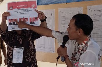 Hasil suara pilpres di TPS Ketum PBNU dan Menag mencoblos