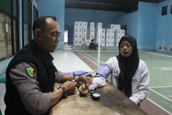 Petugas pemilu dapat pelayanan gratis dari Polres Lampung Selatan