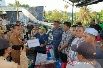 Pemkab Murung Raya berikan bantuan untuk korban kebakaran