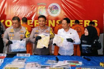 Satresnarkoba Polresta Bandarlampung ringkus Jaringan narkoba antarprovinsi
