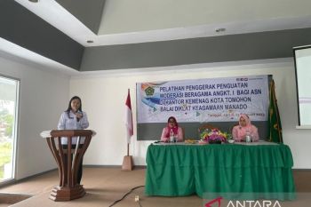 Kemenag Sulut lakukan penguatan moderasi beragama di Tomohon