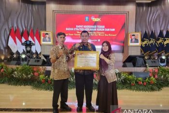 Kanwil Kemenkumham Riau terbaik I Sekretariat Wilayah Penilaian Indeks Reformasi Hukum