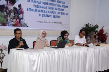 Pemkab Sidrap menggelar sosialisasi strategi adaptasi ketahanan iklim