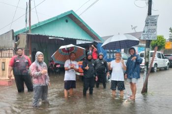 BPBD Palangka Raya bersihkan drainase antisipasi banjir