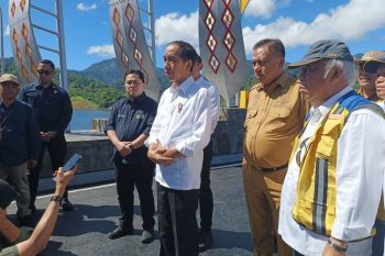 Presiden Jokowi sebut pengelolaan air harus jadi konsentrasi kerja