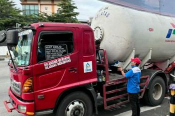 Truk pengangkut LPG SPPBE ATAG berhasil dievakuasi