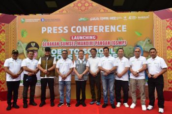 OKI dulkung Gerakan Sumsel Mandiri Pangan ke sekolah dan perkantoran