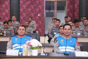 Penandatanganan pakta integritas Seleksi Pendidikan Sekolah 2024 di Polda Kaltara