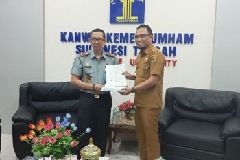 Pemprov Sulteng siap distribusi sebanyak 45 sertifikat hak merek ke pelaku UMKM