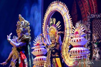 Pagelaran seni kolaborasi HUT Kota Denpasar