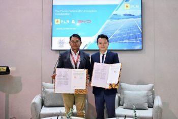 Dari IIMS 2024, PLN bawa kesepakatan kerja sama "Home Charging Service"dengan BYD Motor