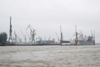 Pelabuhan terbesar di Jerman, Pelabuhan Hamburg, catat penurunan jumlah kargo pada 2023