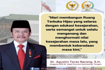 Gedung KONI Kalteng sebaiknya ditata dan menyatu dalam desain RTH