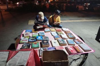 GMNI Komisariat KIP Untan gelar Lapak Baca di Taman Digulis