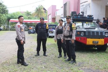 Polres perketat pengamanan rapat pleno KPU Lombok Tengah