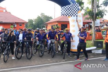 Kansar Pangkalpinang gelar 'fun bike' meriahkan HUT ke-52 Basarnas
