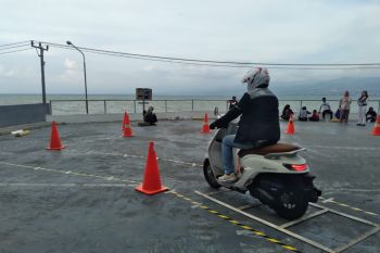 Viral Skutik premium fashionable new Honda Stylo 160 mengaspal di Kota Palu