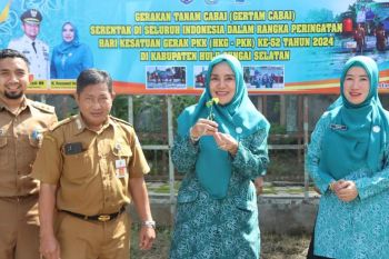 PKK HSS tanam ratusan bibit cabai peringati HKG-PKK ke-52
