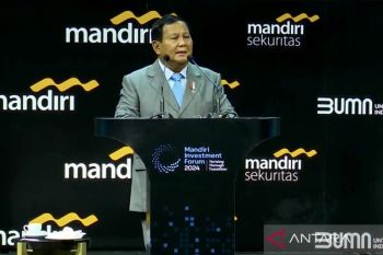 Prabowo di hadapan investor dan bankir yakin transisi bakal lancar