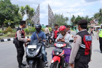 Polres Bantul menjaring puluhan pelanggar pada Operasi Keselamatan Progo